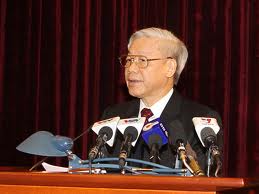 เลขาธิการใหญ่พรรคคอมมิวนิสต์เวียดนามNguyễn Phú Trọngเยือนสิงคโปร์